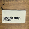 Sounds Gay Small Pouch