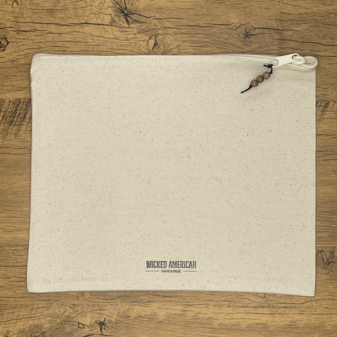 Roasted Marshmallow Large Canvas Pouch