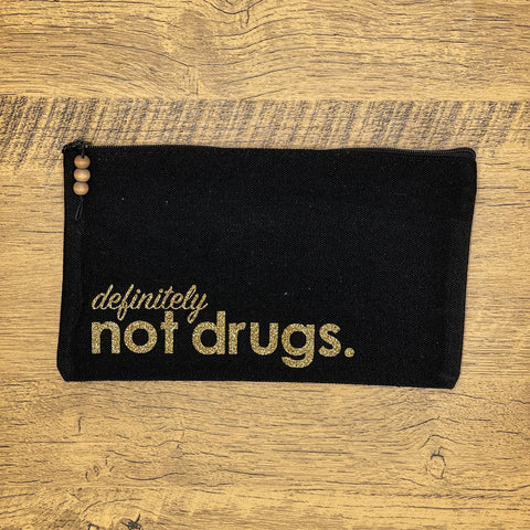 Definitely Not Drugs Small Pouch