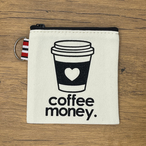 Coffee Money Coin Purse